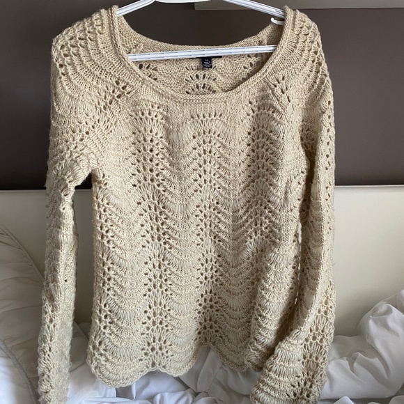 Knit cream sweater - Picture 1 of 3